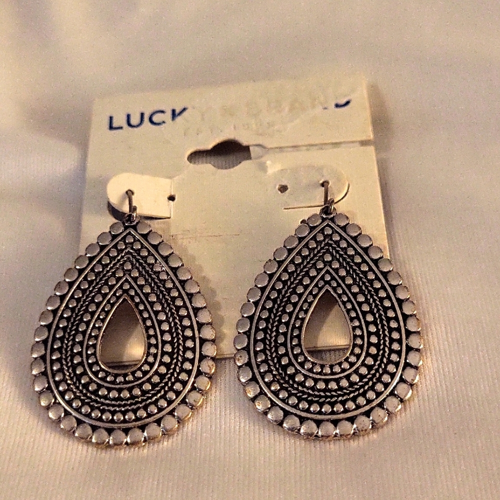 Lucky Brand Tribal Teardrop Earring